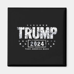 Donald Trump 2024 Take America Back Election Magnet