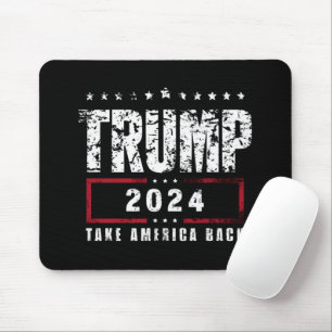Donald Trump 2024 Take America Back Election  Mouse Pad