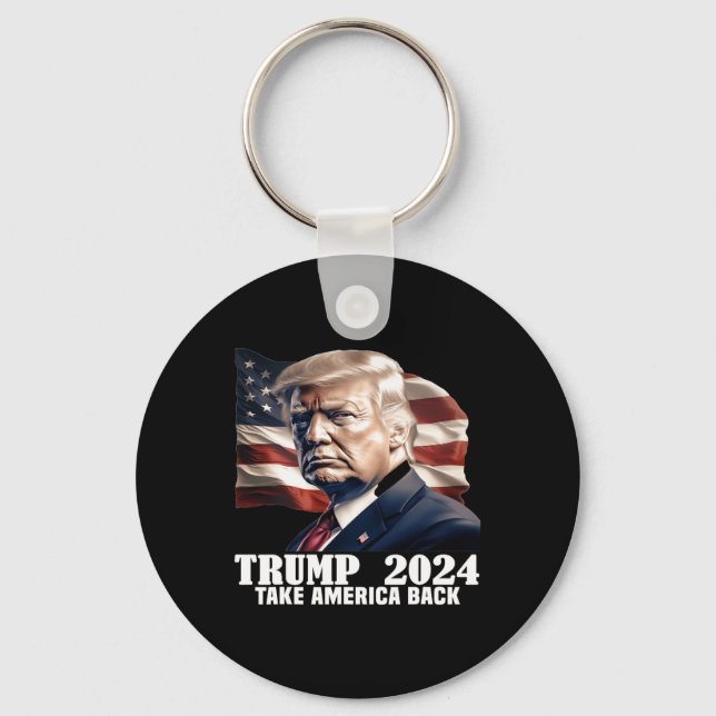 Donald Trump 2024 Take America Back Election - The Key Ring (Front)