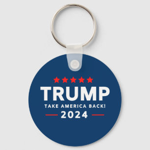 Donald Trump 2024 Take America Back  Key Ring