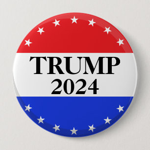 Donald Trump 2024 - Trump for President 10 Cm Round Badge