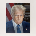 Donald Trump 2025 American President Portrait Jigsaw Puzzle<br><div class="desc">The air was crisp and chilly in the early days of January 2025, a hum of anticipation buzzing through the corridors of the Trump-Vance transition headquarters. Donald Trump, newly elected as the 47th President of the United States for a second time, stood poised to reclaim the White House. But before...</div>