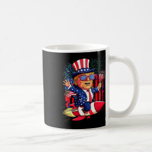Donald Trump 2025 Happy 4th Of July Trump American Coffee Mug