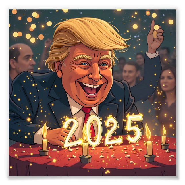 Donald Trump 2025 Photo Print (Front)