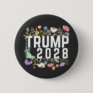 Donald Trump 2028 6 Cm Round Badge