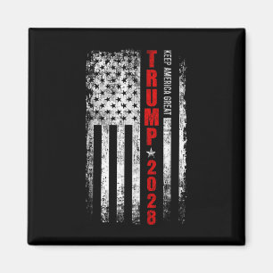 Donald Trump 2028 Keep America Great Election Usa  Magnet