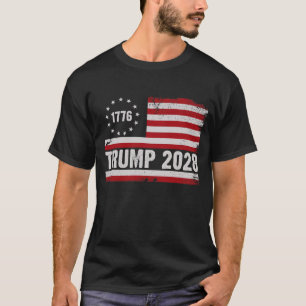 Donald Trump 2028 Shirt, 45 47 48 American Flag T-Shirt