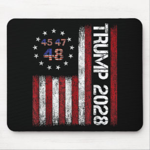 Donald Trump 2028 Trump 45 47 48th President Ameri Mouse Pad