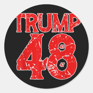 Donald Trump 2028 Trump 45th 47th 48th President T Classic Round Sticker