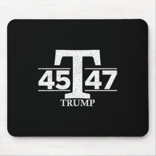 Donald Trump 45 47 45th 47th President Mouse Pad