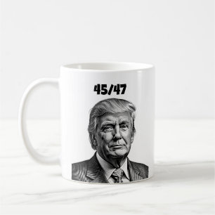DONALD TRUMP, 45/47 COFFEE MUG