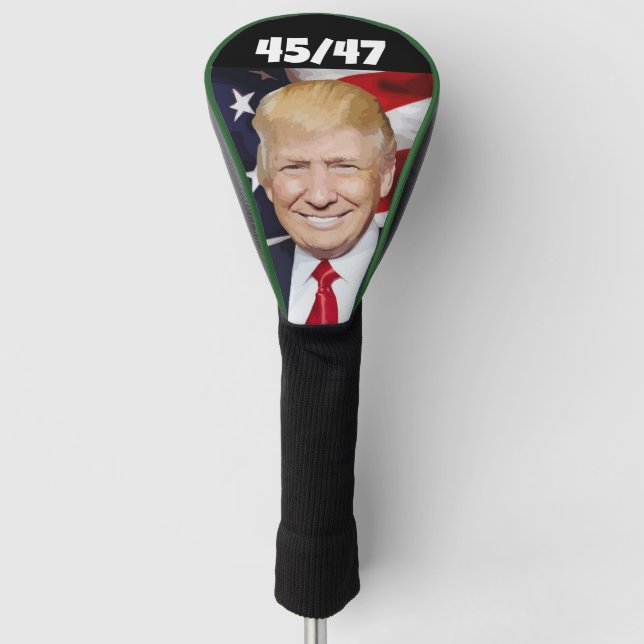 DONALD TRUMP 45/47 GOLF HEAD COVER (Front)
