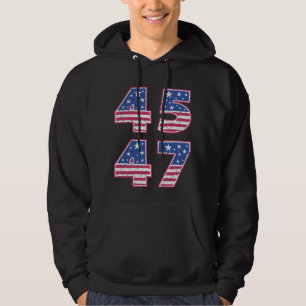Donald Trump 45-47 Hoodie