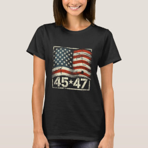 Donald Trump 45 47 Inauguration Day 2025 President T-Shirt