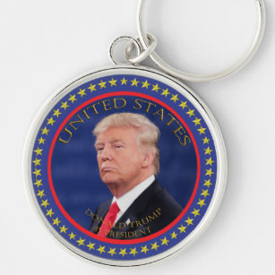 Donald Trump 45 President Key Ring