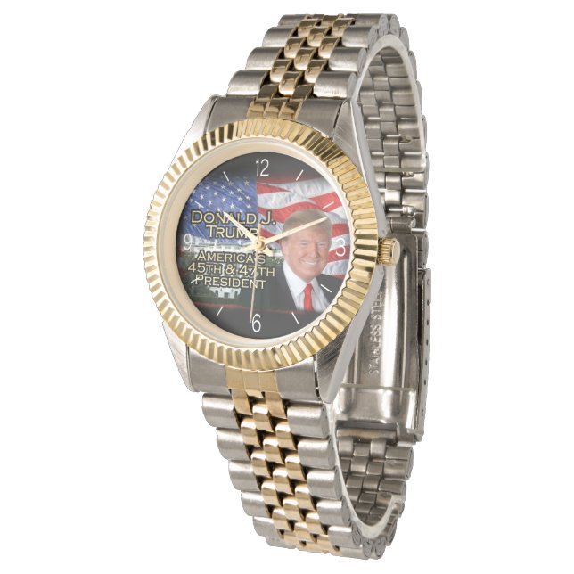 Donald Trump 45th President Inauguration Keepsake Watch (Angled)