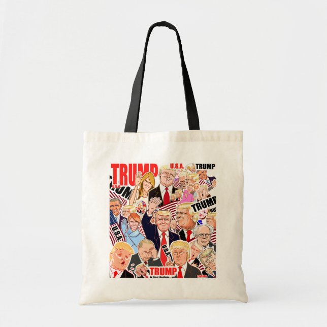Donald Trump.45th President of the U.S.A. Tote Bag (Front)