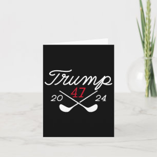 Donald Trump 47 2024  Card