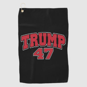 Donald Trump 47 Golf Towel