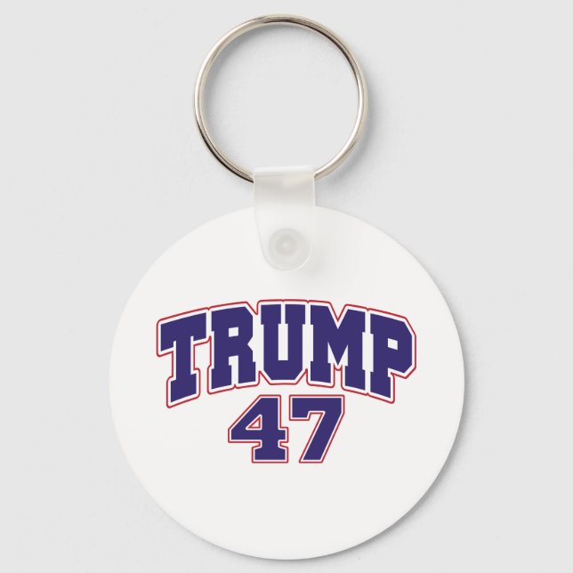 Donald Trump 47 Key Ring (Front)