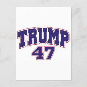 Donald Trump 47 Postcard