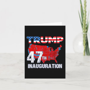 Donald Trump 47th President 2025 Inauguration Usa Card