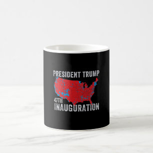 Donald Trump 47th President 2025 Inauguration USA  Coffee Mug