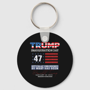 Donald Trump 47th President 2025 Inauguration Usa Key Ring