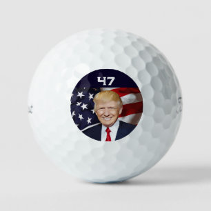 DONALD TRUMP 47th President GOLF BALLS FOR DAD