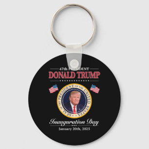 Donald Trump 47th President Inauguration 2025 Supp Key Ring