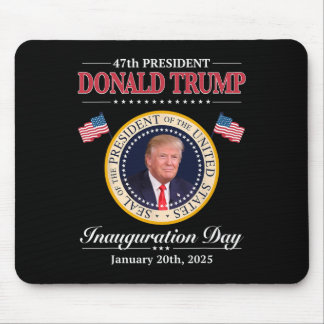 Donald Trump 47th President Inauguration 2025 Supp Mouse Pad