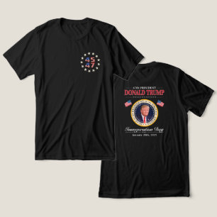 Donald Trump 47th President Inauguration 2025 Tri-Blend Shirt