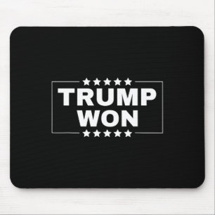 Donald Trump 47th Us President Tee Trump Won Elect Mouse Pad