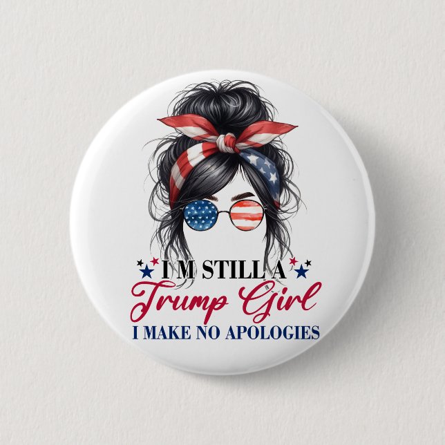 Donald Trump 6 Cm Round Badge (Front)