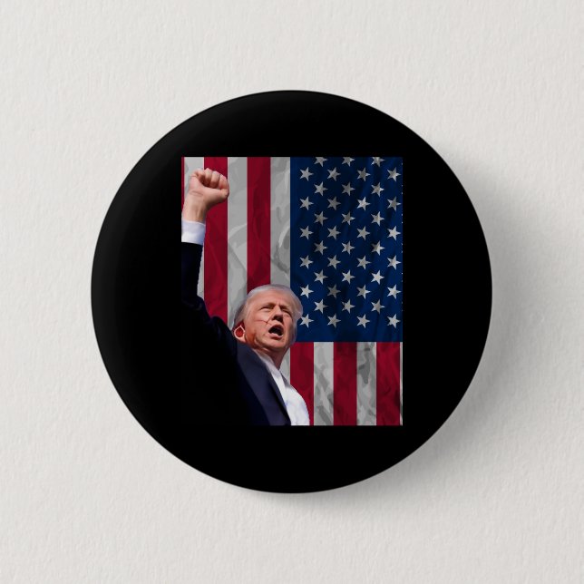 Donald Trump  6 Cm Round Badge (Front)