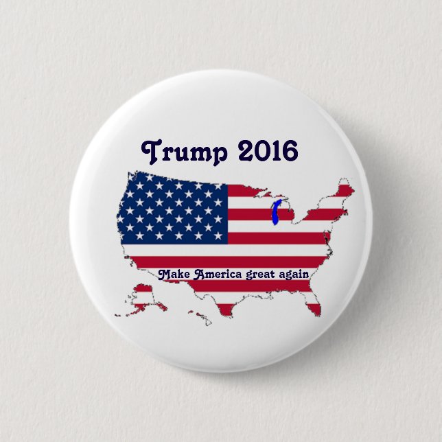 Donald Trump 6 Cm Round Badge (Front)