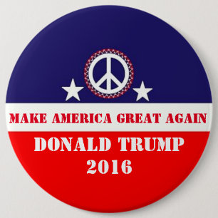 Donald Trump 6 Cm Round Badge