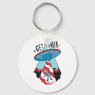 Donald Trump Abducted By Aliens Key Ring