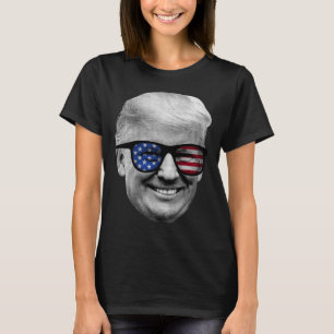 Donald Trump American Flag 4th Of July T-Shirt