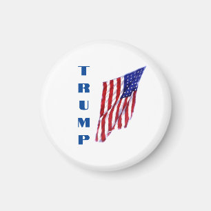 Donald Trump American Flag Pop Art  Magnet