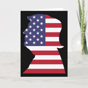 Donald Trump American Flag President Republican Tr Card