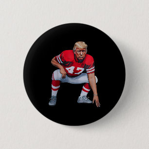 Donald trump american football president 2025Donal 6 Cm Round Badge
