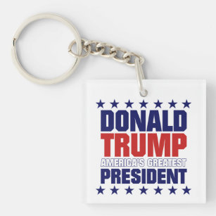 Donald Trump - AMERICA'S GREATEST PRESIDENT Key Ring