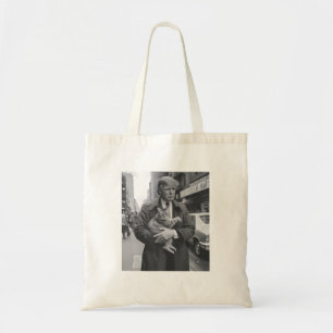 Donald Trump And Cat In Ny Tote Bag
