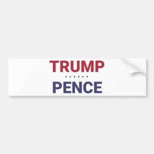 Donald Trump and Mike Pence (2020 US Election) Bumper Sticker
