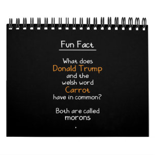 Donald Trump and Welsh Carrot Calendar