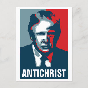 Donald Trump ANTICHRIST Postcard