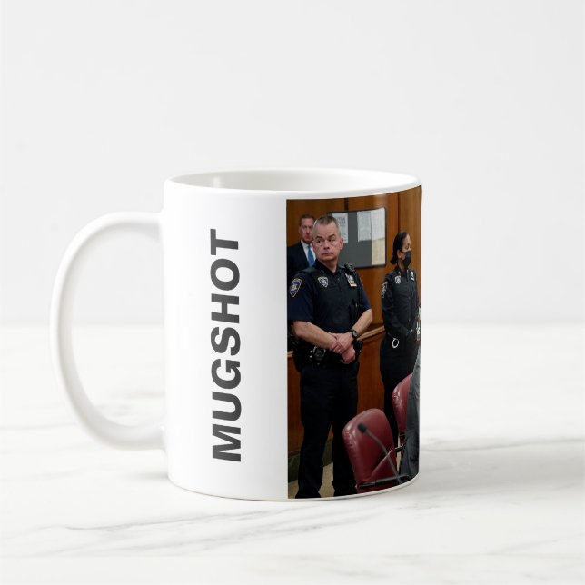 Donald Trump Arrested Mugshot Mug (Left)