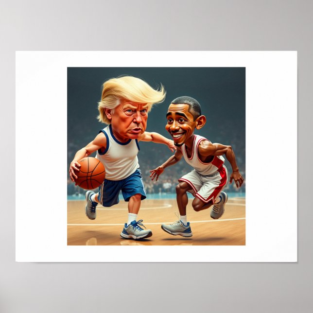 Donald Trump Barack Obama  Poster (Front)
