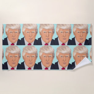 DONALD TRUMP Beach Towel